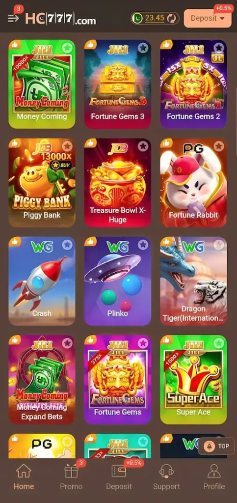 hc777 game